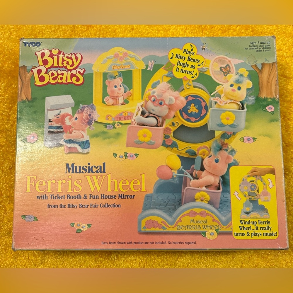 NIB Vintage Tyco Bitsy Bears Ferris Wheel